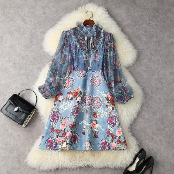 casual dresses runway 2021 flower women's dress lace panel print fashion long sleeved summer autumn party, Black;gray
casual dresses runway 2021 flower women's dress lace panel print fashion long sleeved summer autumn party, Black;gray