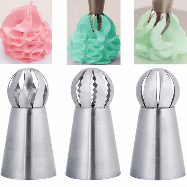3pcs russian flower icing piping nozzles tips pastry cake diy baking tool & tools
3pcs russian flower icing piping nozzles tips pastry cake diy baking tool & tools