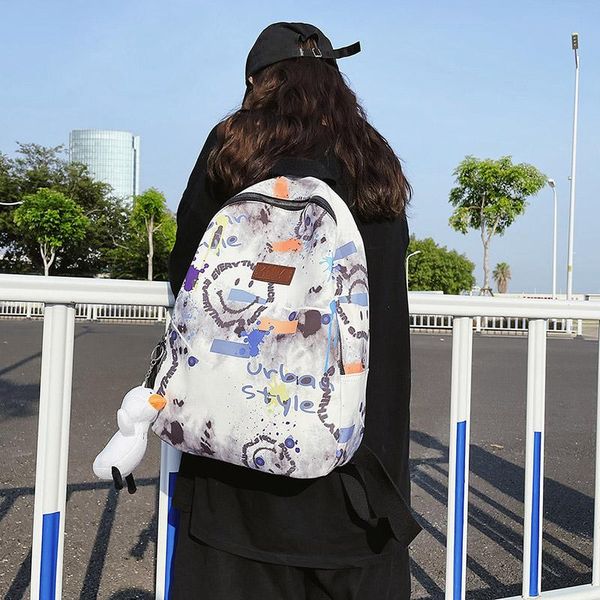 backpack book bag women fashion graffiti nylon cool school bags casual college for teenage girls female boy student
backpack book bag women fashion graffiti nylon cool school bags casual college for teenage girls female boy student