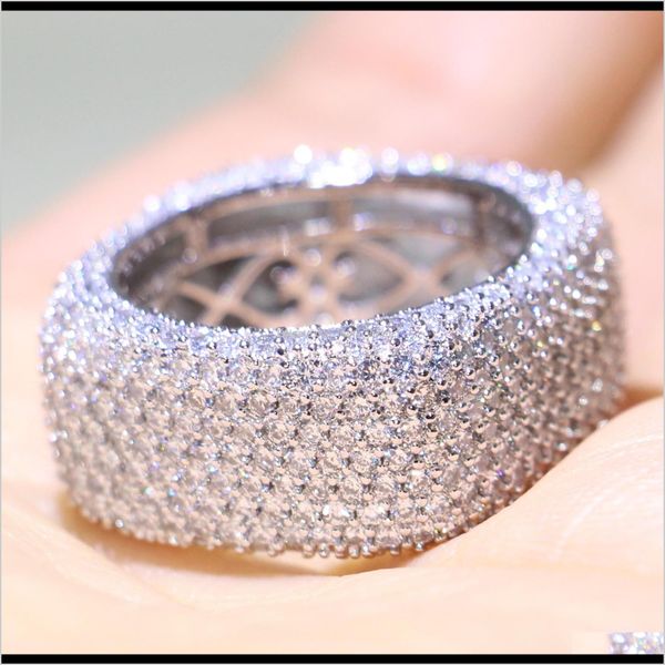 size 5-10 luxury jewelry 925 sterling silver fill pave mirco full white sapphire cz diamond promise ring wedding women band ring for p dq0xc, Slivery;golden
size 5-10 luxury jewelry 925 sterling silver fill pave mirco full white sapphire cz diamond promise ring wedding women band ring for p dq0xc, Slivery;golden