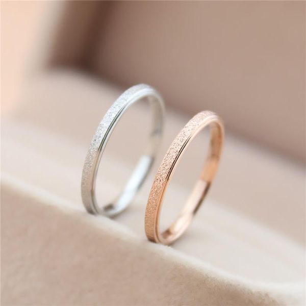wedding rings rose gold silver color 2mm frosted stainless steel for women girls love promised gifts us size 4-13, Slivery;golden
wedding rings rose gold silver color 2mm frosted stainless steel for women girls love promised gifts us size 4-13, Slivery;golden