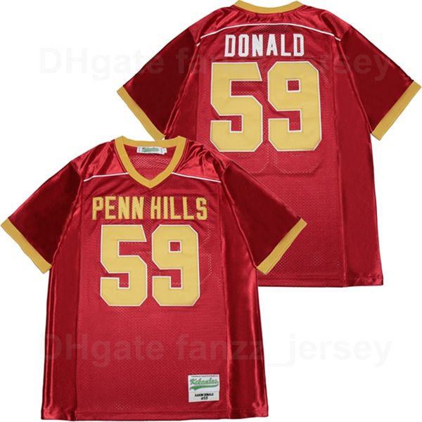 men high school penn hills football 59 aaron donald jersey team color red away college embroidery and stitching breathable pure cotton unive, Black
men high school penn hills football 59 aaron donald jersey team color red away college embroidery and stitching breathable pure cotton unive, Black