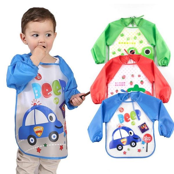 webcams long-sleeved baby gowns and painting waterproof disposable anti-wearing for children's
webcams long-sleeved baby gowns and painting waterproof disposable anti-wearing for children's