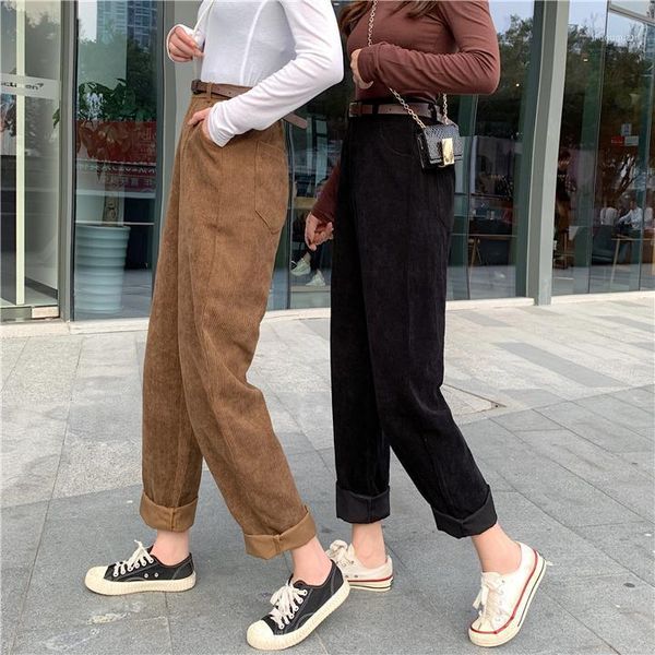 spring women's casual loose corduroy wide leg pants fashion full length trousers with sashes female bottoms & capris, Black;white
spring women's casual loose corduroy wide leg pants fashion full length trousers with sashes female bottoms & capris, Black;white