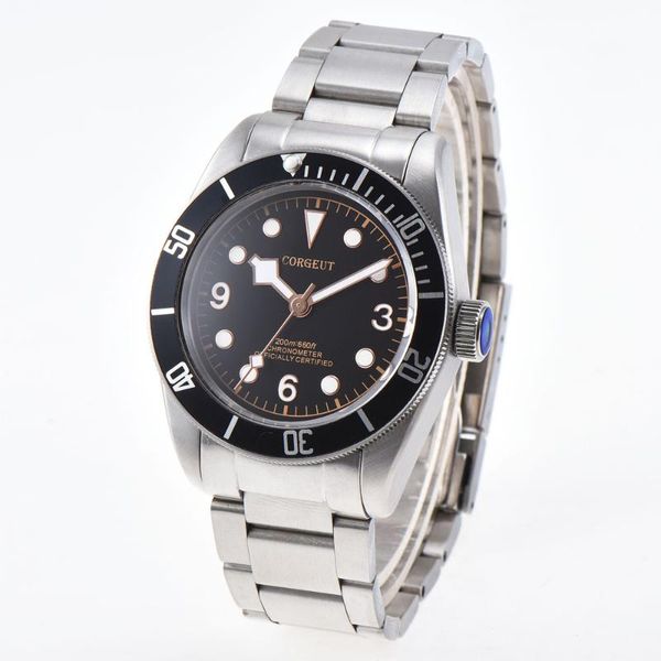 wristwatches corgeut 41mm automatic mechanical mens watch luminous swim sapphire glass black dial clock military diver wristwatch men, Slivery;brown
wristwatches corgeut 41mm automatic mechanical mens watch luminous swim sapphire glass black dial clock military diver wristwatch men, Slivery;brown