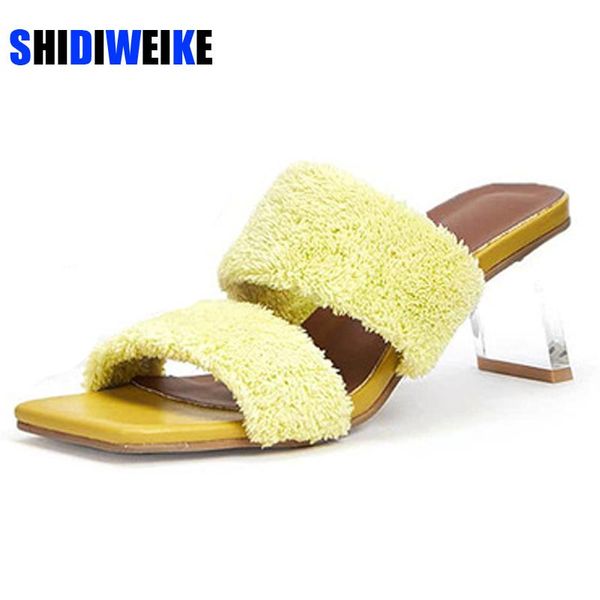 summer fur slippers woman hairy high heels ladies peep toe mules lady slides shoes plus size fashion, Black
summer fur slippers woman hairy high heels ladies peep toe mules lady slides shoes plus size fashion, Black