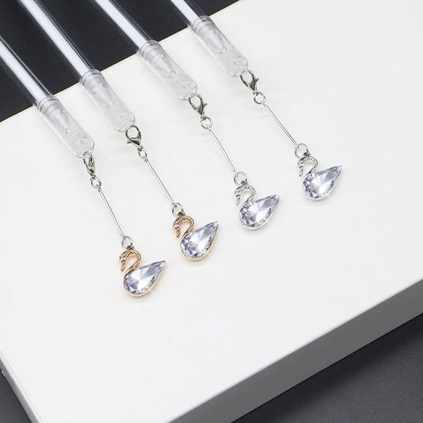 gel pens 36 pcs/lot fashion diamond swan pendant pen cute 0.5mm black ink neutral promotional gift stationery school supplies
gel pens 36 pcs/lot fashion diamond swan pendant pen cute 0.5mm black ink neutral promotional gift stationery school supplies