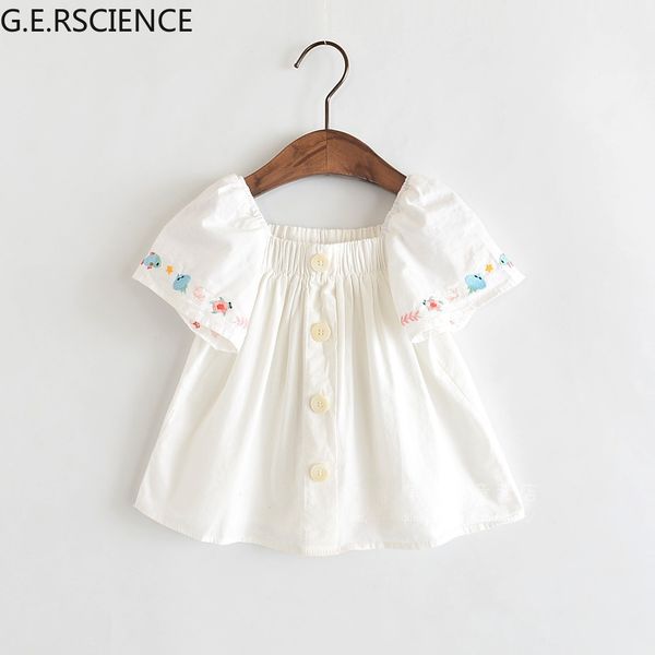 2022 childrens summer clothes new flower embroidery girls fashion cute short-sleeved little girl clothing, Blue
2022 childrens summer clothes new flower embroidery girls fashion cute short-sleeved little girl clothing, Blue