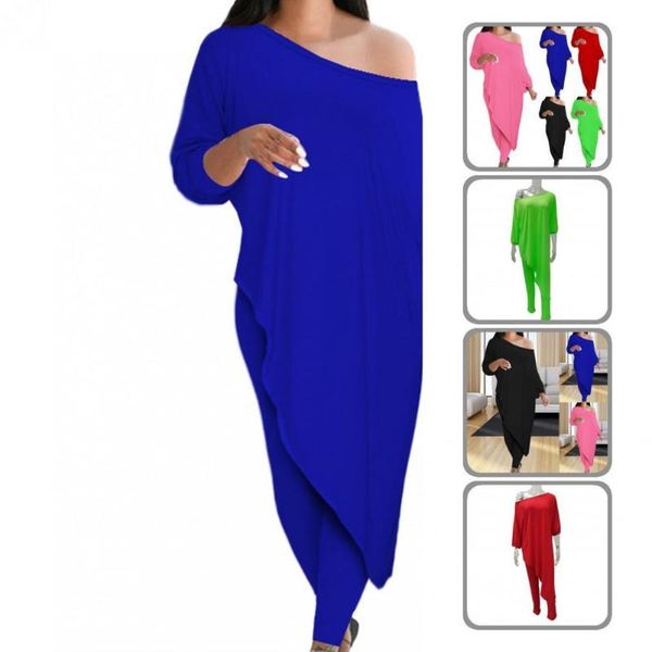 women's two piece pants soft comfortable ladies off shoulder leggings suit for daily life, White
women's two piece pants soft comfortable ladies off shoulder leggings suit for daily life, White