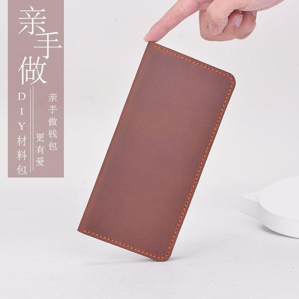 wallets 2021 most handmade diy man/women vintage wallet more involved and interesting with e-learning video, Red;black
wallets 2021 most handmade diy man/women vintage wallet more involved and interesting with e-learning video, Red;black