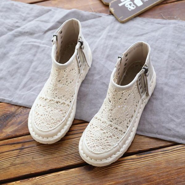 sandals summer round head breathable flat bottomed women's shoes short boots versatile soled, Black
sandals summer round head breathable flat bottomed women's shoes short boots versatile soled, Black