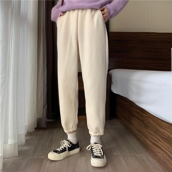 make firm offers han edition add hair thickening high waist show thin casual pants to keep warm bouquet of feet sweat women's & capris, Black;white
make firm offers han edition add hair thickening high waist show thin casual pants to keep warm bouquet of feet sweat women's & capris, Black;white