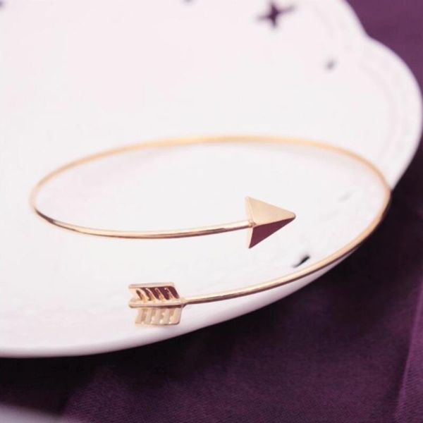 fashion couple arrow bracelet gold silver open ladies jewelry gift charm bracelets, Golden;silver
fashion couple arrow bracelet gold silver open ladies jewelry gift charm bracelets, Golden;silver