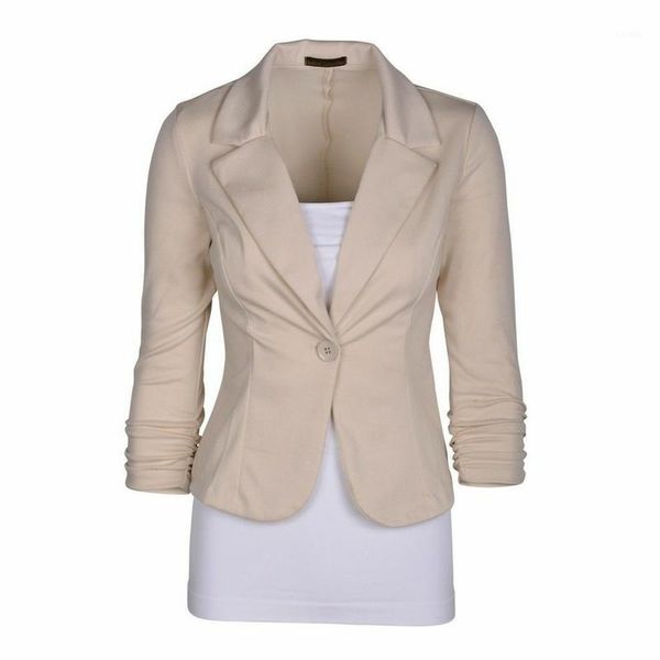 women's suits & blazers women red single button slim short blazer solid colors oversized long sleeve office lady nice fashion work wear, White;black
women's suits & blazers women red single button slim short blazer solid colors oversized long sleeve office lady nice fashion work wear, White;black