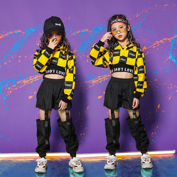 modern girls outfits hip hop girls hoodies plaid sweatshirt kids button ribbon splice pants jazz show stage girls dance costume, White
modern girls outfits hip hop girls hoodies plaid sweatshirt kids button ribbon splice pants jazz show stage girls dance costume, White