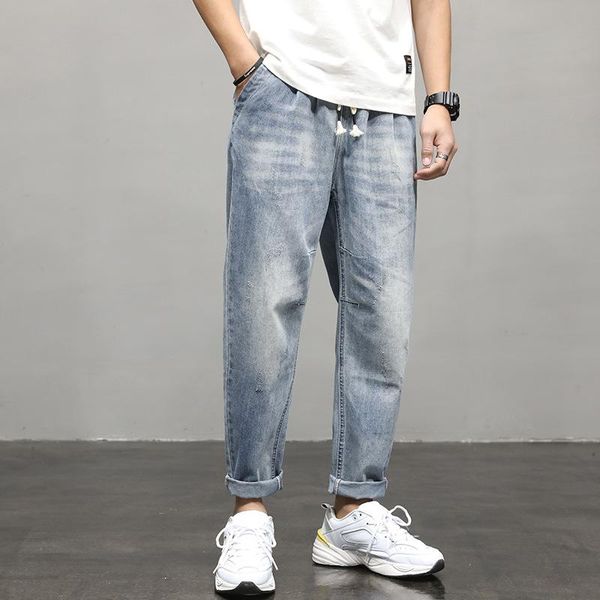 luren 2021 spring men jeans japanese fashion brand loose tappered overalls cargo pants casual trousers men's, Blue
luren 2021 spring men jeans japanese fashion brand loose tappered overalls cargo pants casual trousers men's, Blue