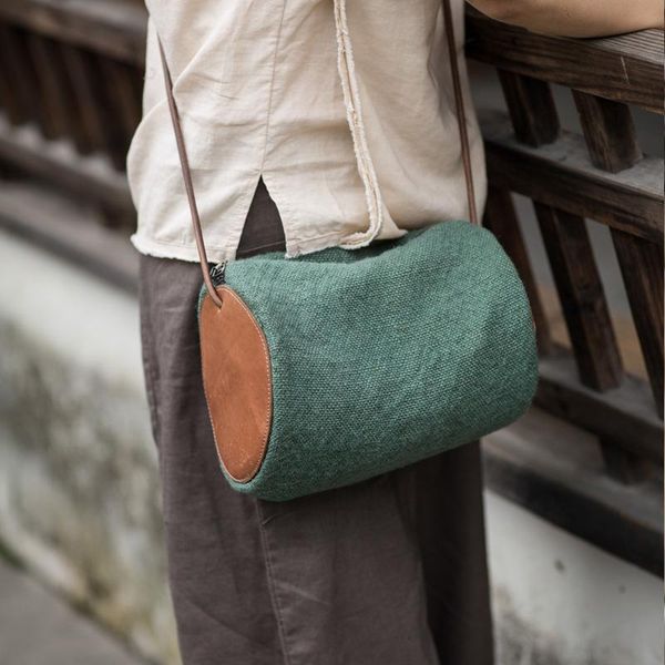 evening bags literary bucket cloth bag retro simple cotton linen shoulder women cylindrical leisure messenger
evening bags literary bucket cloth bag retro simple cotton linen shoulder women cylindrical leisure messenger