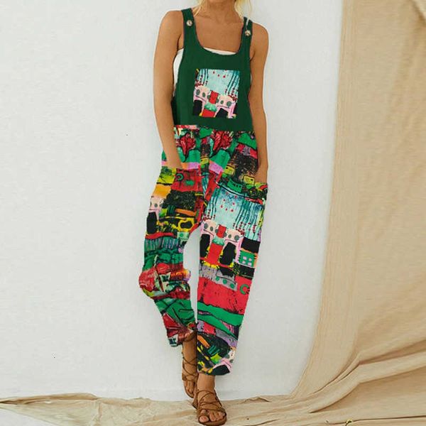 women's jumpsuits & rompers summer casual pocket loose jumpsuit overalls fashion vintage printed women playsuit sle gf69, Black;white
women's jumpsuits & rompers summer casual pocket loose jumpsuit overalls fashion vintage printed women playsuit sle gf69, Black;white
