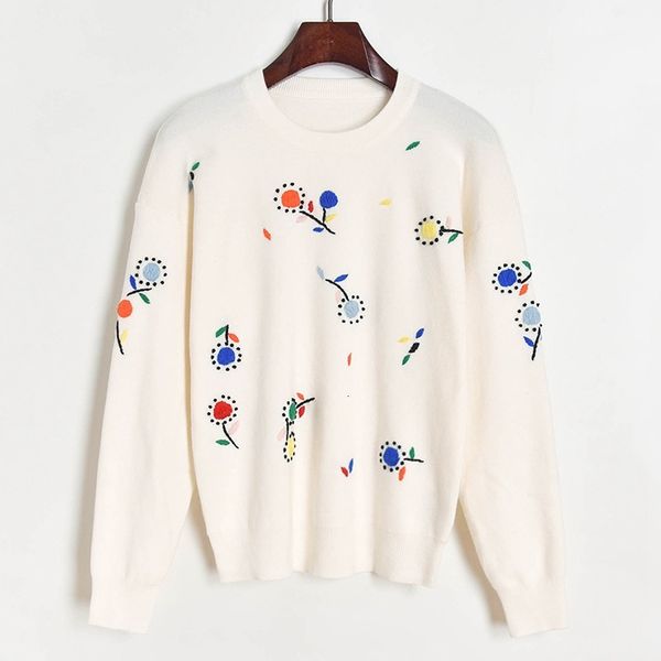 knits pullovers sweaters women contrast cherry pattern embroidery o-neck knitted sweater black jumpers sueter mujer, White
knits pullovers sweaters women contrast cherry pattern embroidery o-neck knitted sweater black jumpers sueter mujer, White