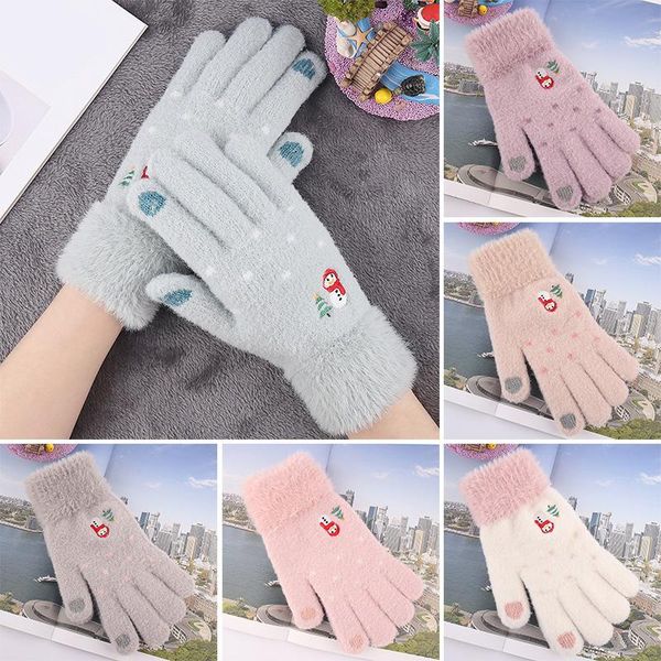 five fingers gloves women' knitted winter creative christmas snowman printing autumn warm touch screen skiing thick cute, Blue;gray
five fingers gloves women' knitted winter creative christmas snowman printing autumn warm touch screen skiing thick cute, Blue;gray