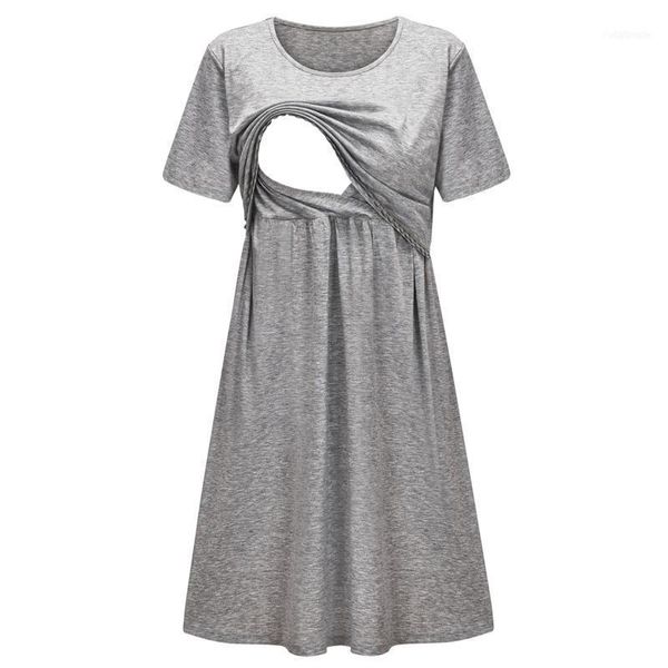 mother breastfeeding casual short sleeve maternity clothes summer nursing bresses q02081, White
mother breastfeeding casual short sleeve maternity clothes summer nursing bresses q02081, White