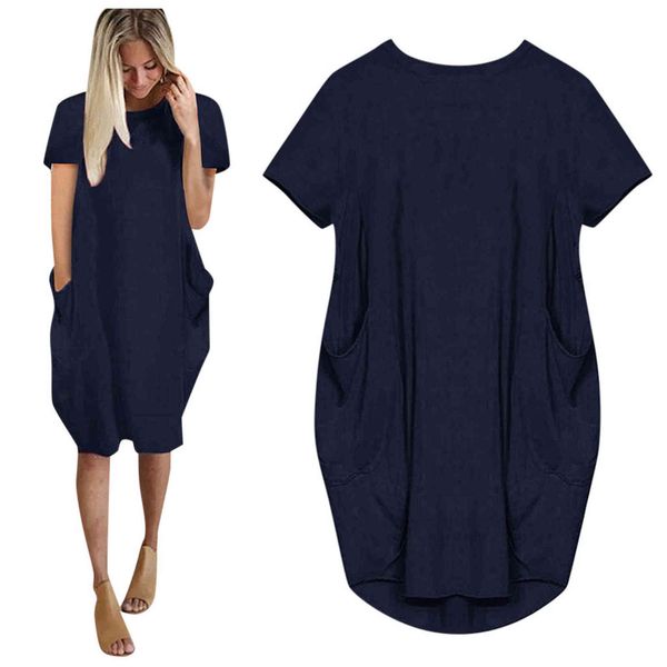 casual dresses european and american summer dress with casual pocket, quick sale, short sleeve skirt, large-sized solid, for summer, cwqi, Black;gray
casual dresses european and american summer dress with casual pocket, quick sale, short sleeve skirt, large-sized solid, for summer, cwqi, Black;gray