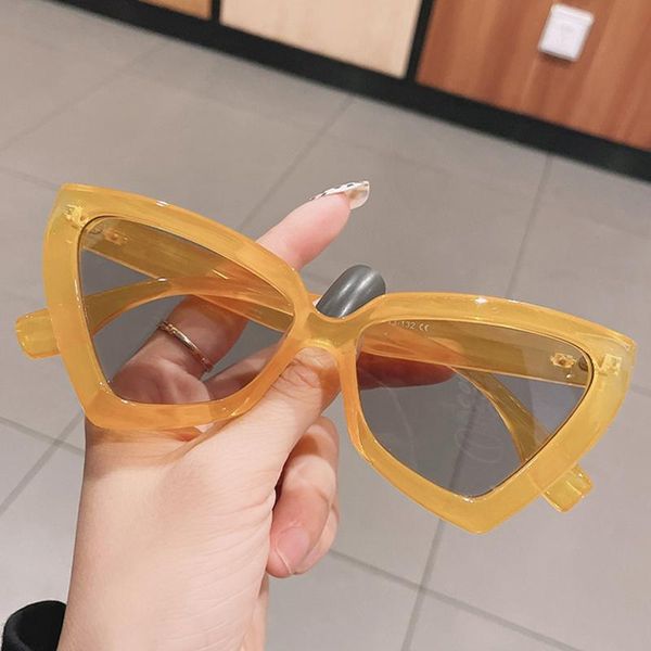 sunglasses unique orange black triangle cat eye for women vintage elegant sun glasses female polygon brand fashion eyewear, White;black
sunglasses unique orange black triangle cat eye for women vintage elegant sun glasses female polygon brand fashion eyewear, White;black