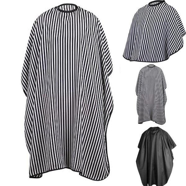 adjustable black and white stripe haircut hairdressing barber cloth waterproof gown hair cutting/barbers cape aprons
adjustable black and white stripe haircut hairdressing barber cloth waterproof gown hair cutting/barbers cape aprons