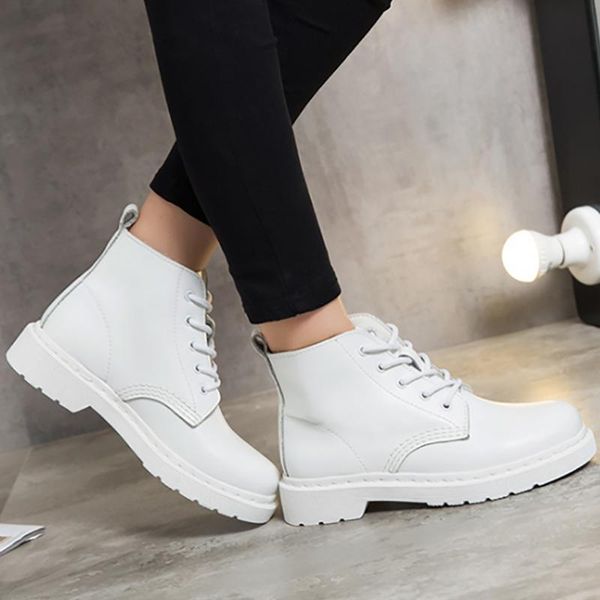 boots fashion ankle for women genuine leather motorcycle 2021 autumn lace-up round toe shoes botas mujer plus size 35-44, Black
boots fashion ankle for women genuine leather motorcycle 2021 autumn lace-up round toe shoes botas mujer plus size 35-44, Black