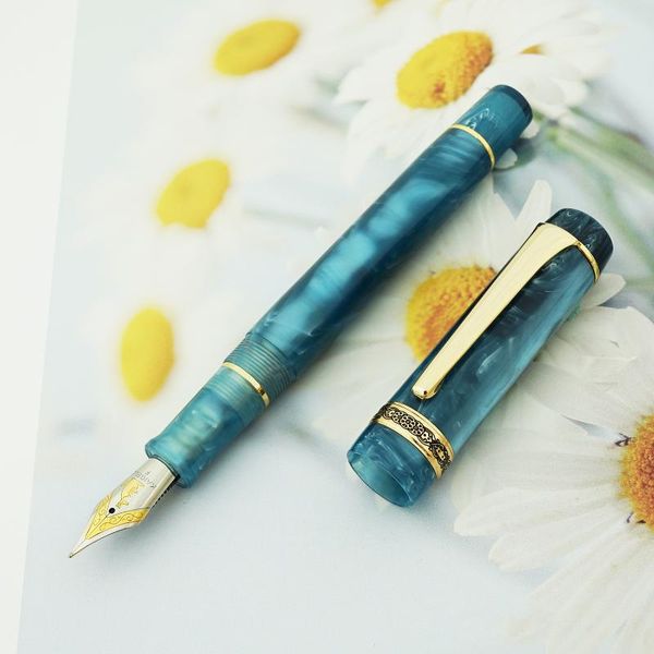 kaigelu 316a celluloid fountain pen beautiful blue marble patterns iridium ef/f/m nib writing office business ink pens
kaigelu 316a celluloid fountain pen beautiful blue marble patterns iridium ef/f/m nib writing office business ink pens