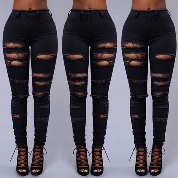 women's jeans women pencil stretch casual denim skinny ladies ripped hole slim pants high waist lift hip summer trousers, Blue
women's jeans women pencil stretch casual denim skinny ladies ripped hole slim pants high waist lift hip summer trousers, Blue