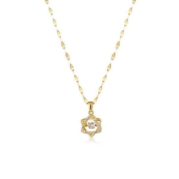 pendant necklaces jewelry gift titanium steel gold women's copper inlaid zircon clavicle star simple female's torque bridal neckla, Silver
pendant necklaces jewelry gift titanium steel gold women's copper inlaid zircon clavicle star simple female's torque bridal neckla, Silver