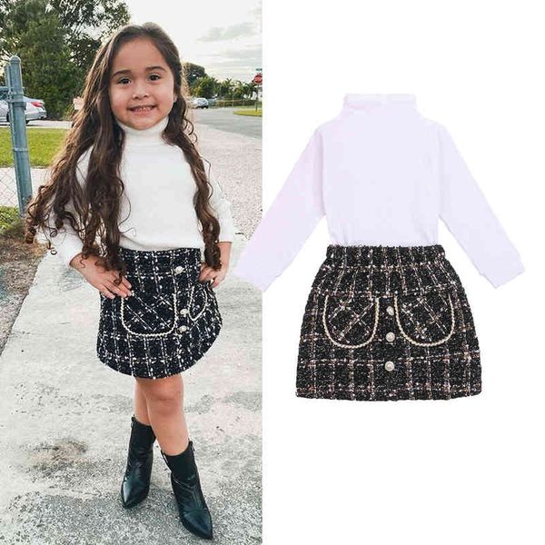 2021-07-14 lioraitiin 1-6years 2pcs toddler girls fall outfits long sleeve rib knitting + a-line mini skirt set g220217, White
2021-07-14 lioraitiin 1-6years 2pcs toddler girls fall outfits long sleeve rib knitting + a-line mini skirt set g220217, White