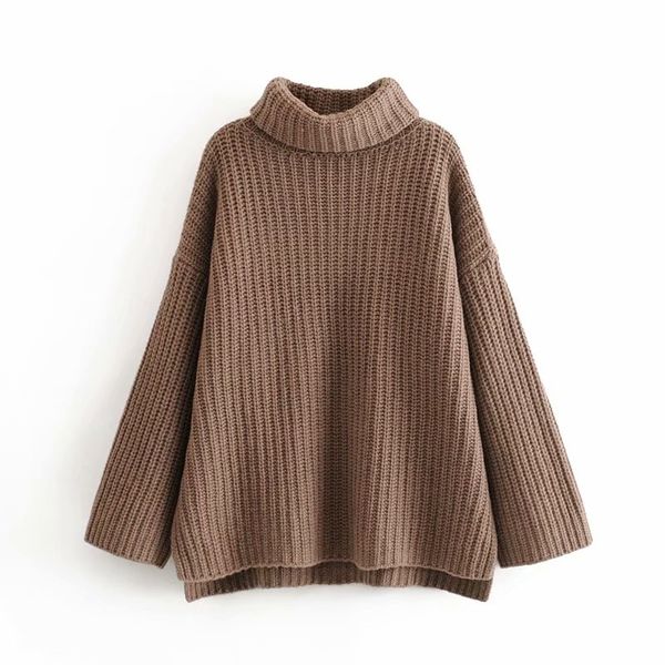 elegant women thick sweater ladies turtleneck pullovers causal female loose girl chic 210427, White;black
elegant women thick sweater ladies turtleneck pullovers causal female loose girl chic 210427, White;black