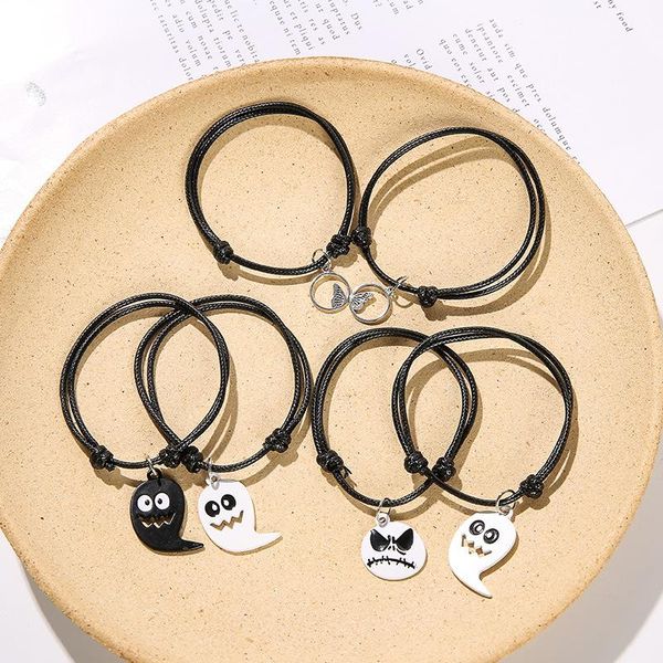 charm bracelets magnetic couple translucent with cartoon ghost pendant mutually attractive friendship rope for friends a66, Golden;silver
charm bracelets magnetic couple translucent with cartoon ghost pendant mutually attractive friendship rope for friends a66, Golden;silver