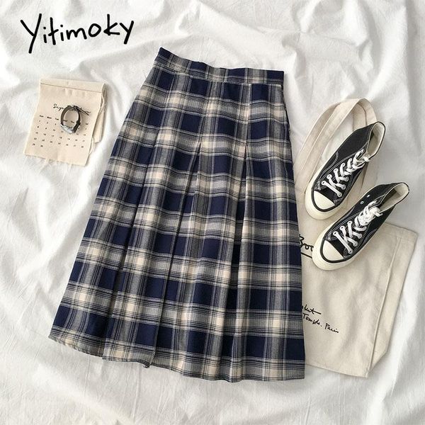 skirts yitimoky vintage midi long skirt spring 2021 korean style high waist casual a-line zipper plaid for women, Black
skirts yitimoky vintage midi long skirt spring 2021 korean style high waist casual a-line zipper plaid for women, Black