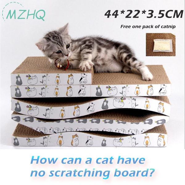 cat toys 1pc 44x22 cm cats scratching corrugated board scratcher bed pad for pets mat grinding claw plate kitten nail catnip scraper
cat toys 1pc 44x22 cm cats scratching corrugated board scratcher bed pad for pets mat grinding claw plate kitten nail catnip scraper