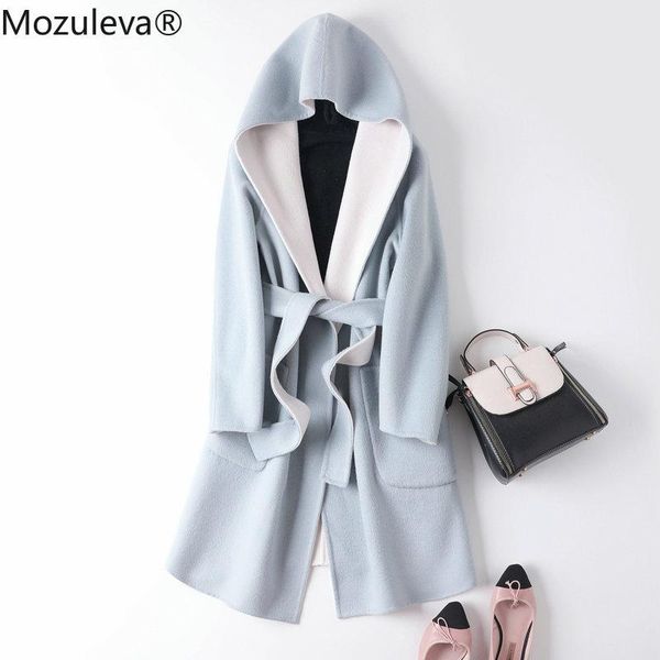 women's wool & blends mozuleva double sided cashmere coat female autumn winter japanese style loose long woolen solid color outwear, Black
women's wool & blends mozuleva double sided cashmere coat female autumn winter japanese style loose long woolen solid color outwear, Black