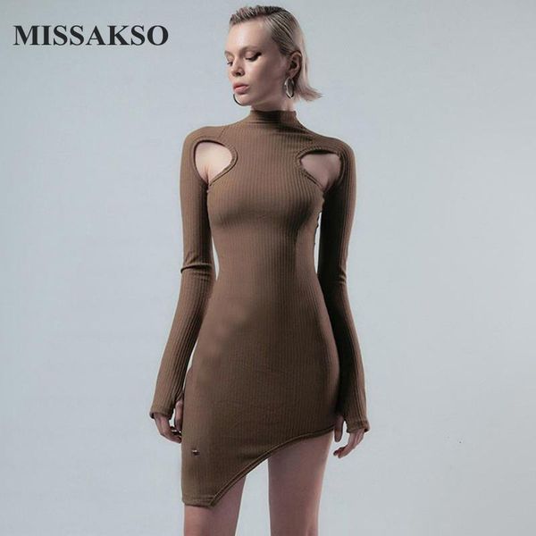 missakso autumn winter knitted cut-out dress club long sleeve fashion female party solid women bodycon mini casual dresses, Black;gray
missakso autumn winter knitted cut-out dress club long sleeve fashion female party solid women bodycon mini casual dresses, Black;gray
