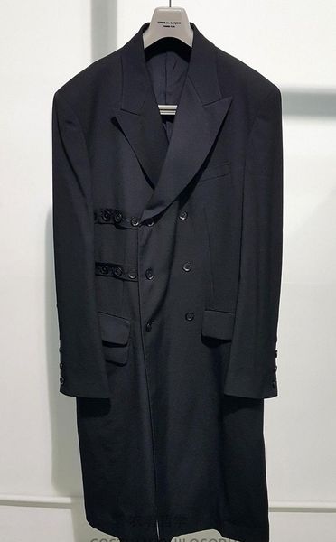 men's trench coats customizable s~6xl clothing yamamoto stage show double-breasted suit in the long section loose multi-button, Tan;black
men's trench coats customizable s~6xl clothing yamamoto stage show double-breasted suit in the long section loose multi-button, Tan;black
