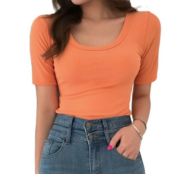 t-shirt solid t shirt women short sleeve u-neck woman tshirts slim womens clothes 2021 summer basic cotton tee femme women's, White
t-shirt solid t shirt women short sleeve u-neck woman tshirts slim womens clothes 2021 summer basic cotton tee femme women's, White