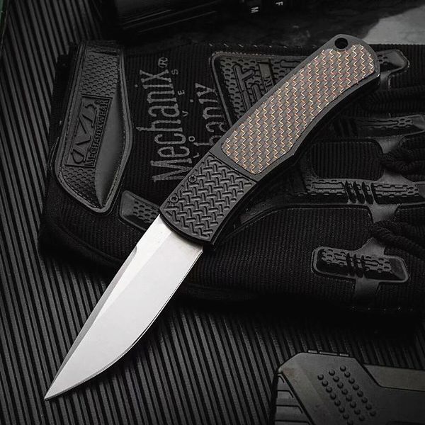 folding knife Promotion Tactical Folding Knife 154CM Satin Steel Blade Aviation Aluminum + Carbon Fiber Handle EDC Pocket Folder Knives