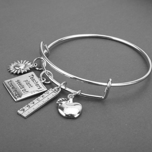 party favor stainless steel bracelets teachers plant seeds of knowledge teacher presents friendship bracelet for teacher's day gift
party favor stainless steel bracelets teachers plant seeds of knowledge teacher presents friendship bracelet for teacher's day gift