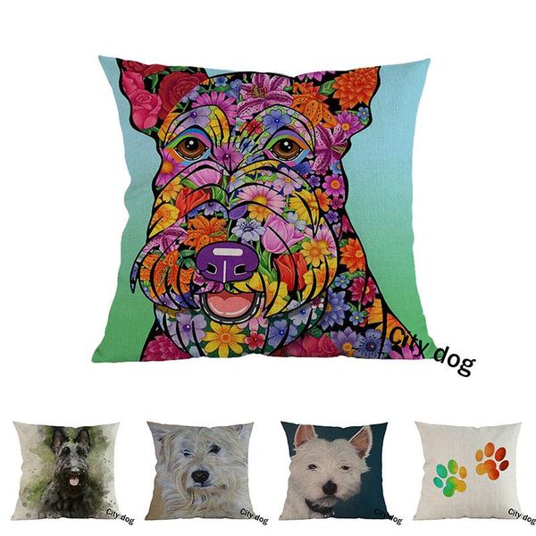 cushion/decorative pillow scottish terrier dog painting pographs sofa cover modern art watercolor linen animal cushion pillowcase
cushion/decorative pillow scottish terrier dog painting pographs sofa cover modern art watercolor linen animal cushion pillowcase