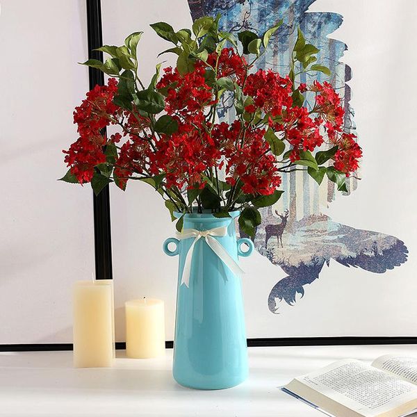 artificial flowers silk fake plants hydrangea wedding home decor kitchen decoration living room decorative & wreaths 
artificial flowers silk fake plants hydrangea wedding home decor kitchen decoration living room decorative & wreaths