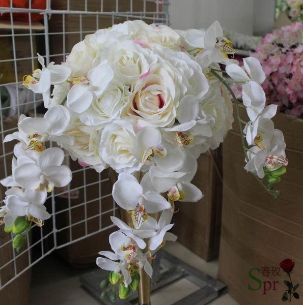 10pcs/lot wedding artificial flower ball table champagne with orchid centerpiece arch decoration decorative flowers & wreaths
10pcs/lot wedding artificial flower ball table champagne with orchid centerpiece arch decoration decorative flowers & wreaths