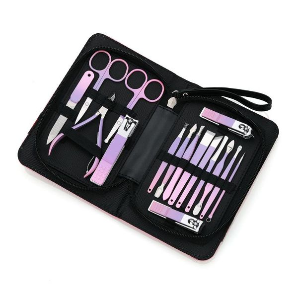 nail art kits 16pcs set stainless steel clipper cutter trimmer scissor tweezer ear pick grooming kit manicure pedicure toenail tools
nail art kits 16pcs set stainless steel clipper cutter trimmer scissor tweezer ear pick grooming kit manicure pedicure toenail tools