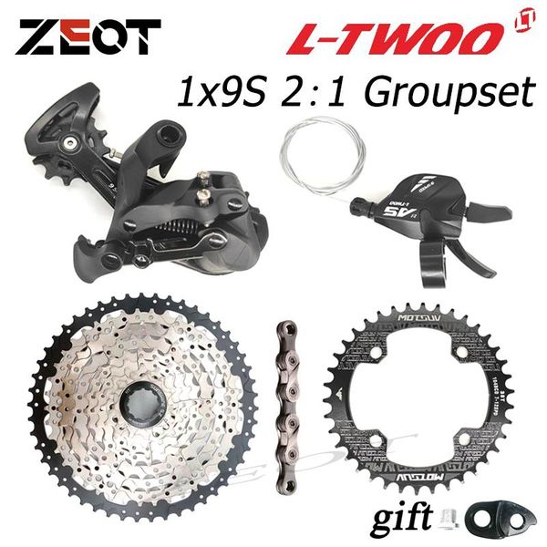 bike derailleurs ltwoo a5 2:1 1x9 speed groupset 9 lever derailleur sunshine cassette 36t 40t 42t + kmc x9 chain 104bcd chainring 32-38t
bike derailleurs ltwoo a5 2:1 1x9 speed groupset 9 lever derailleur sunshine cassette 36t 40t 42t + kmc x9 chain 104bcd chainring 32-38t