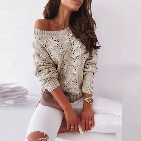 women's sweaters women autumn fashion hollow bat sleeve sweater casual loose solid pullover office lady simple elegant o-neck long top, White;black
women's sweaters women autumn fashion hollow bat sleeve sweater casual loose solid pullover office lady simple elegant o-neck long top, White;black