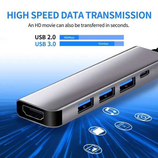 hubs 4-in-1 portable type c to -compatible hub usb3.0 splitter docking station for ppt home computer office lapetc
hubs 4-in-1 portable type c to -compatible hub usb3.0 splitter docking station for ppt home computer office lapetc
